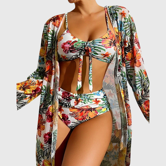 Dames Bikini Set met Halternek - Vierwegstretch