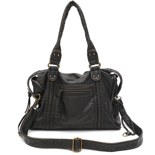 Dames Crossbody Tas Vintage – Vegan Leer