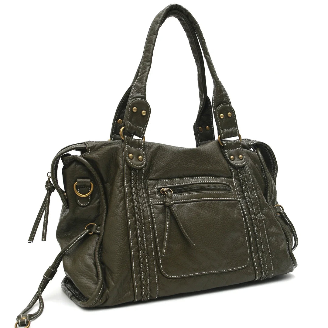 Dames Crossbody Tas Vintage – Vegan Leer