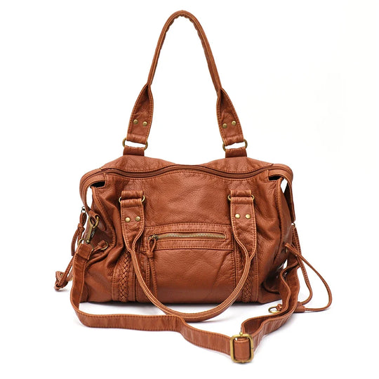 Dames Crossbody Tas Vintage – Vegan Leer