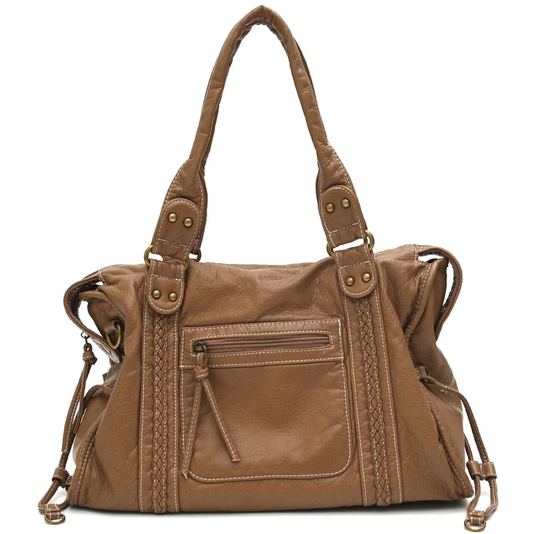 Dames Crossbody Tas Vintage – Vegan Leer