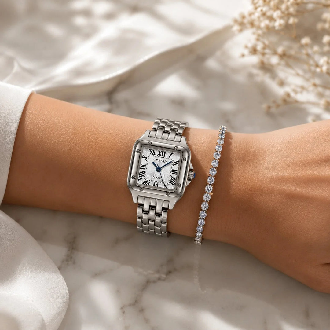 Dames Horloge – Vintage Model van Edelstaal