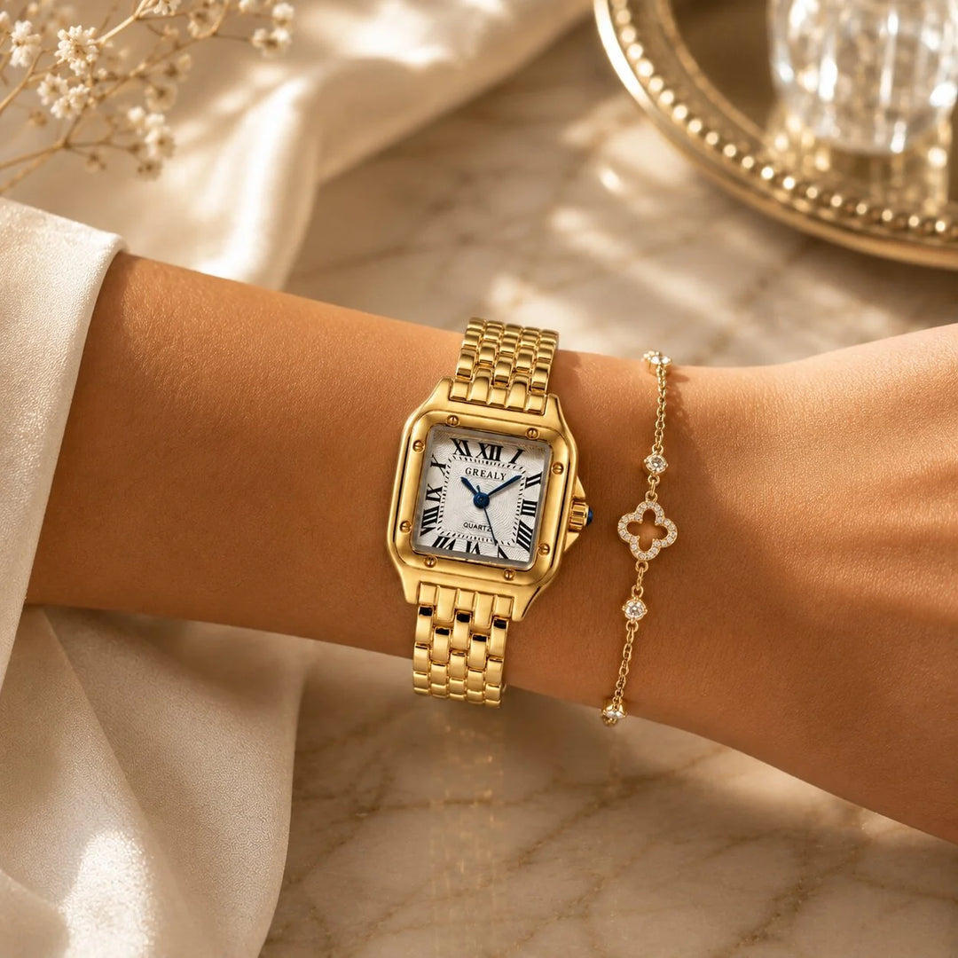 Dames Horloge – Vintage Model van Edelstaal