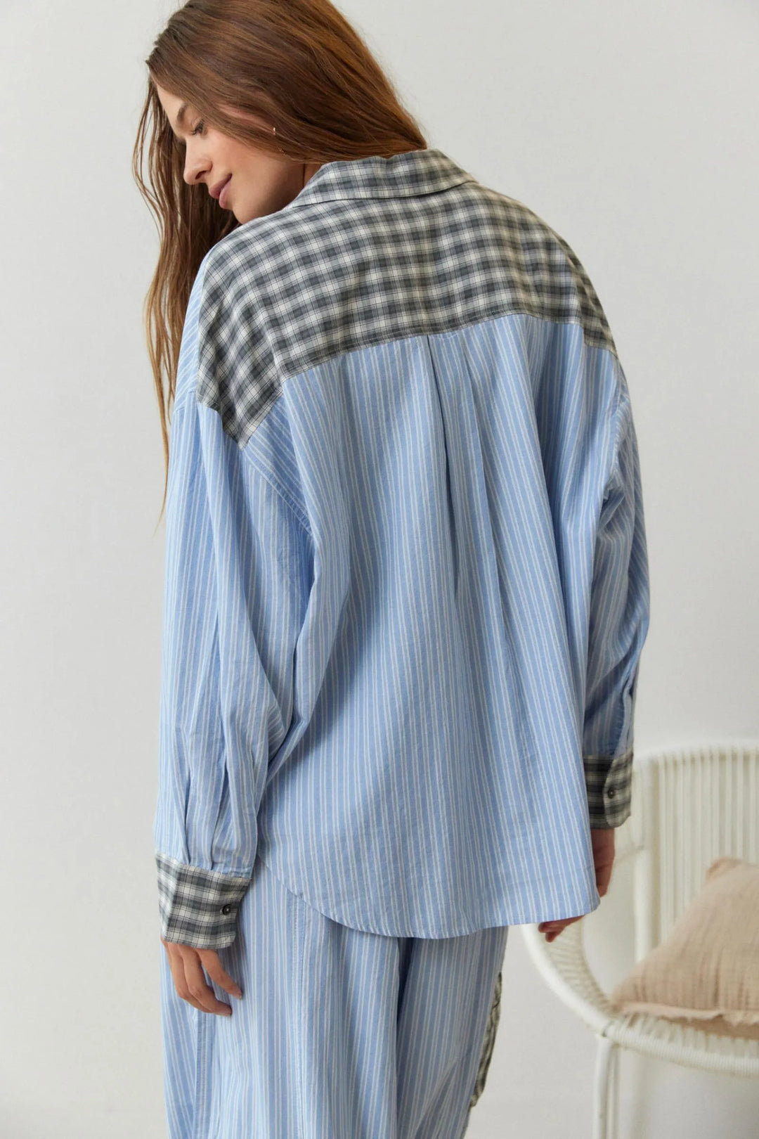Dames Pyjamaset – Tweedelig Model van Zachte Katoenmix