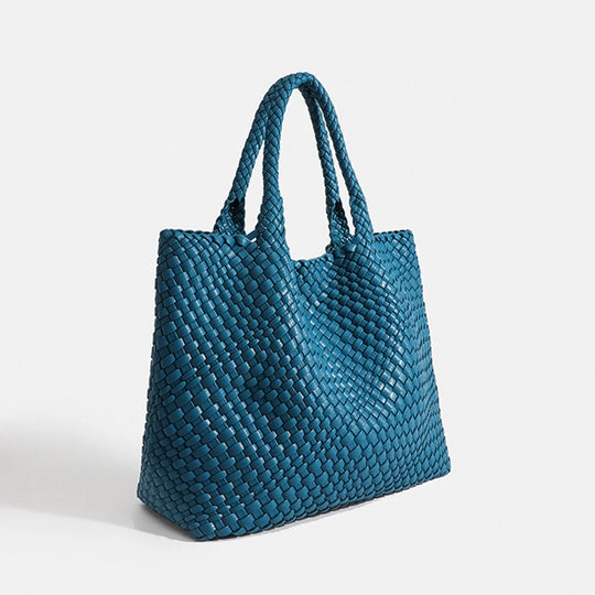 Dames Shopper Tas Gevlochten met Dubbele Hengsels