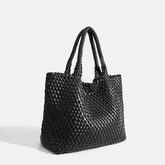 Dames Shopper Tas Gevlochten met Dubbele Hengsels