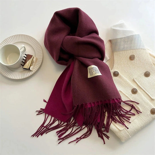 Dames Sjaal – Pashmina met Kwastjes