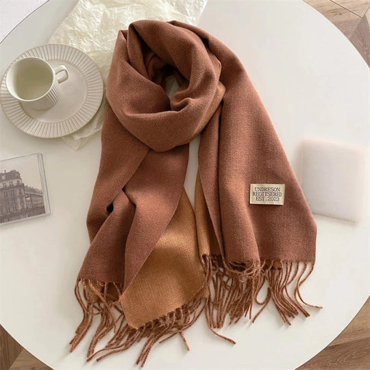 Dames Sjaal – Pashmina met Kwastjes