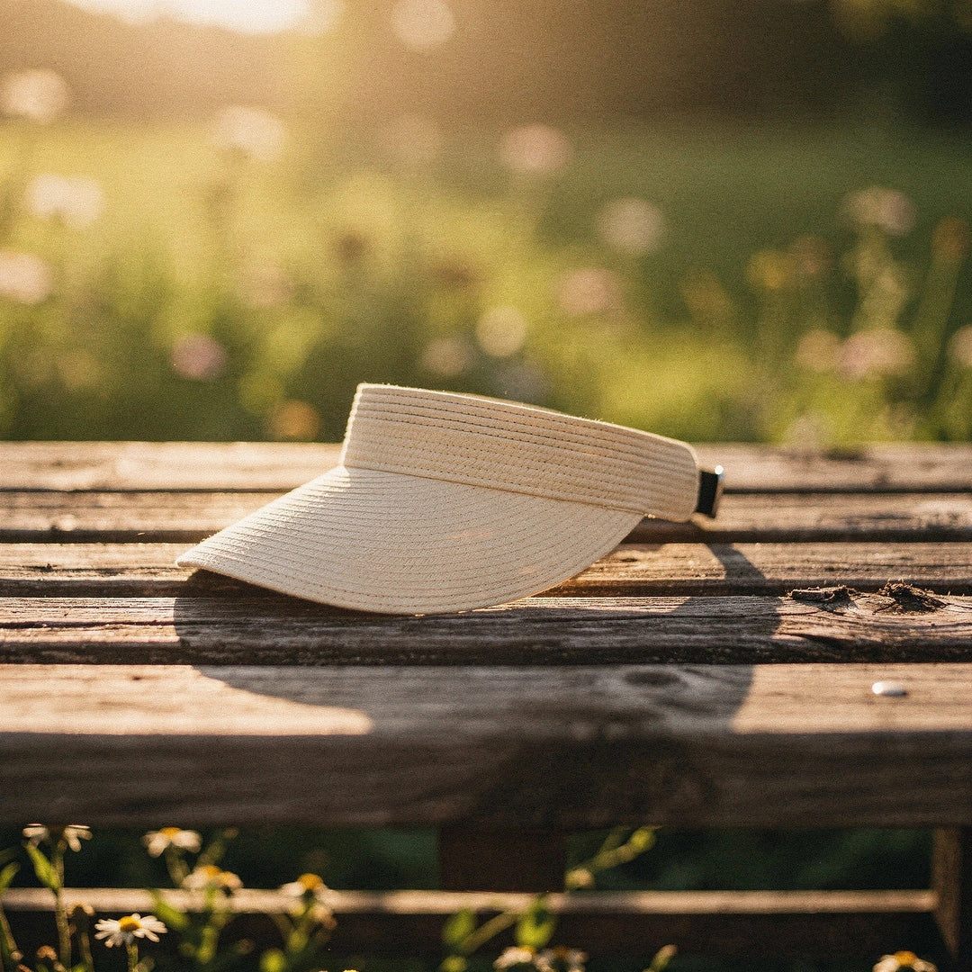 Dames Zomerhoed met Brede Rand - Visor Strandhoed