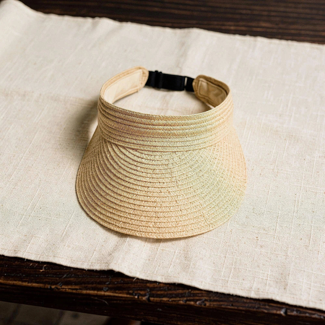 Dames Zomerhoed met Brede Rand - Visor Strandhoed