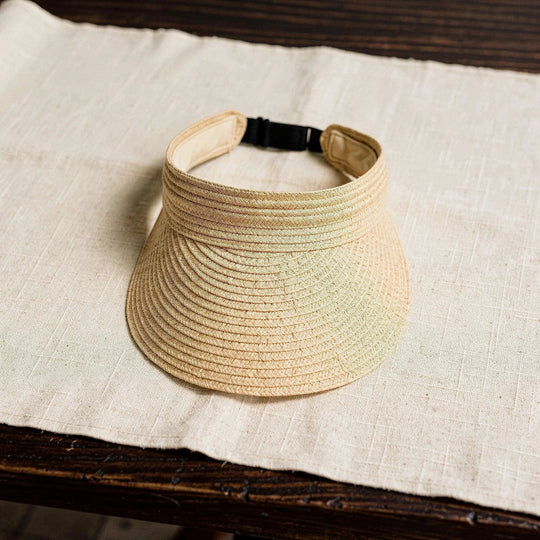 Dames Zomerhoed met Brede Rand - Visor Strandhoed