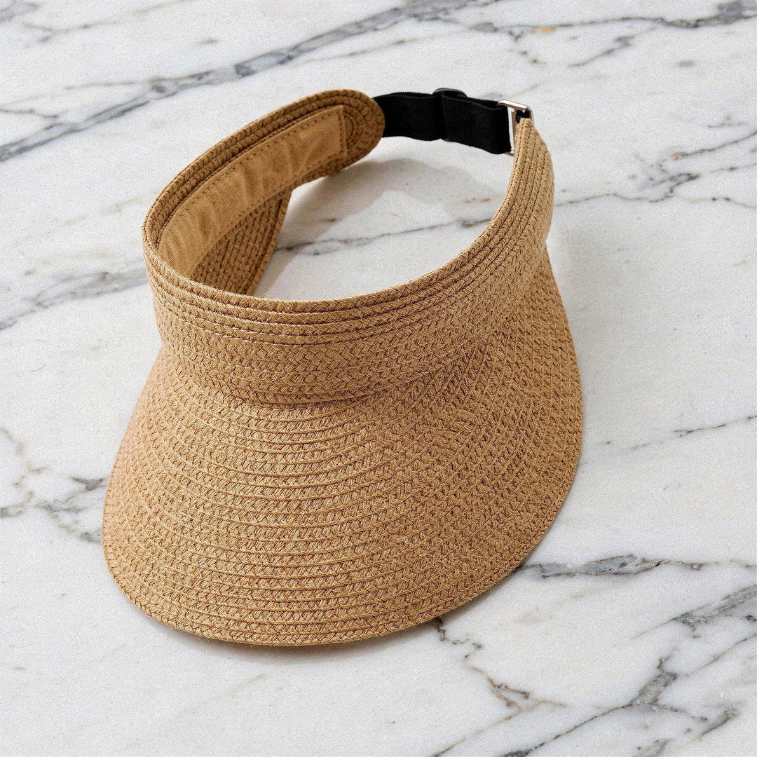 Dames Zomerhoed met Brede Rand - Visor Strandhoed
