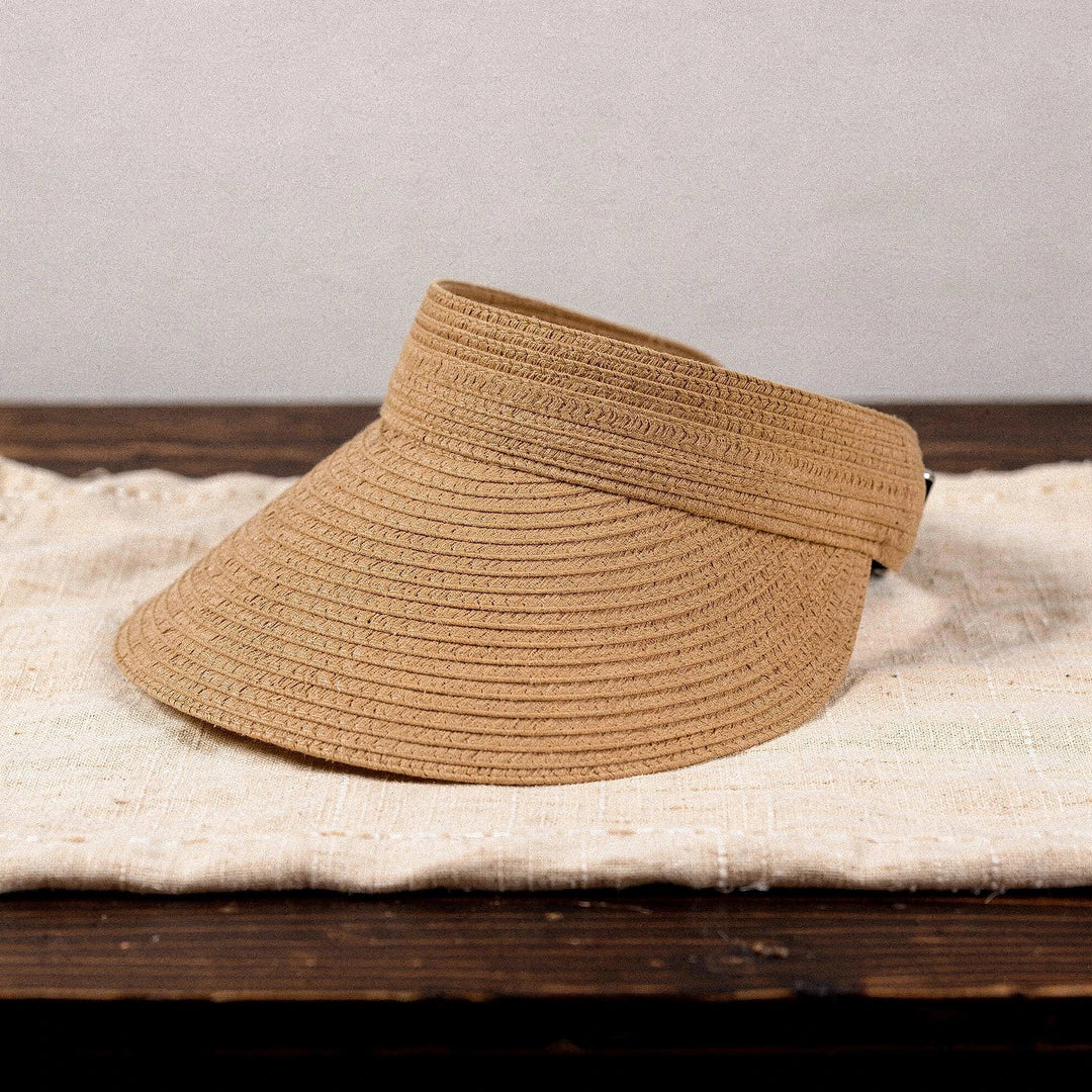 Dames Zomerhoed met Brede Rand - Visor Strandhoed
