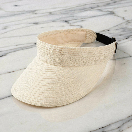 Dames Zomerhoed met Brede Rand - Visor Strandhoed
