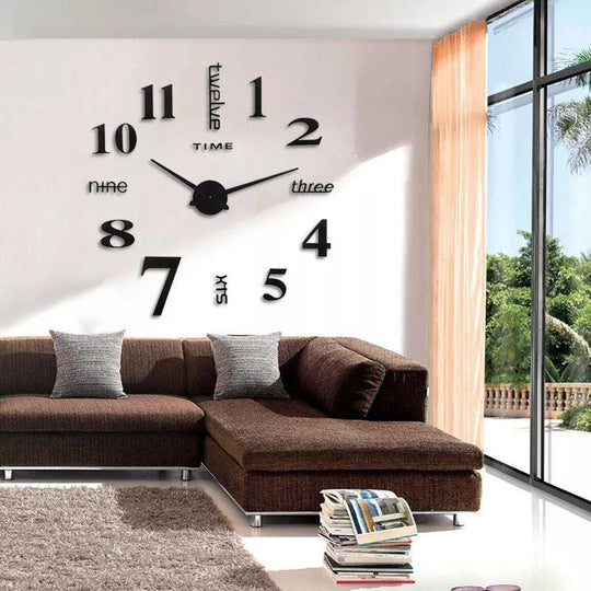 Moderne 3D-Uhr