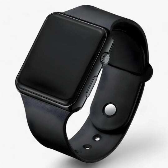 Digitaal LED Horloge met Siliconen Band – Sportief & Waterbestendig