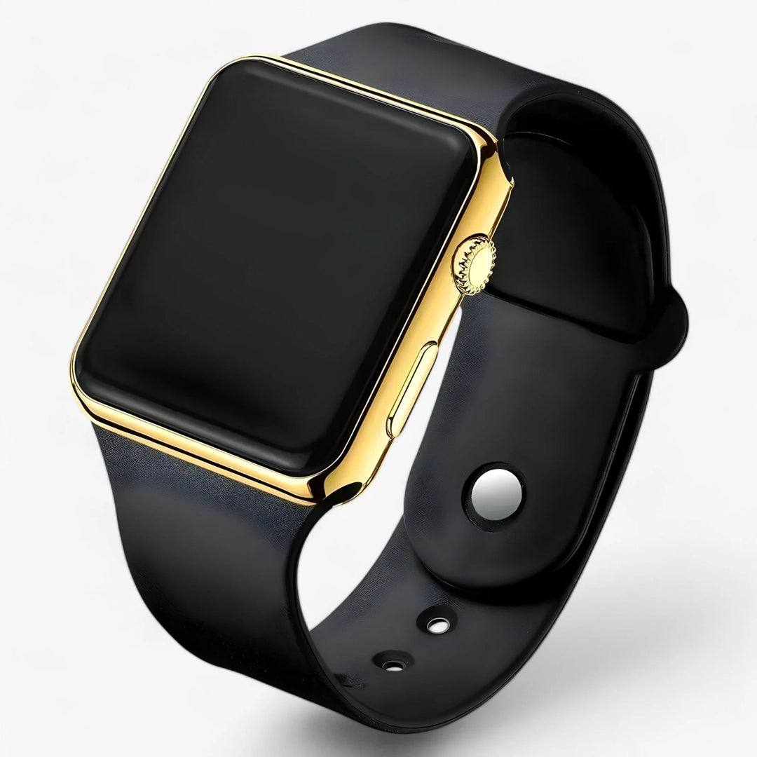 Digitaal LED Horloge met Siliconen Band – Sportief & Waterbestendig
