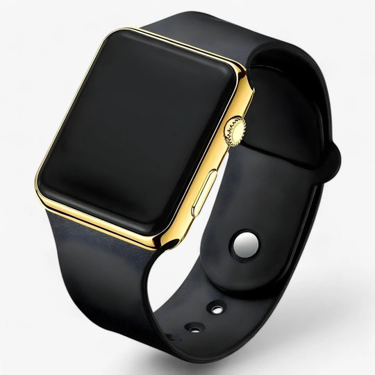 Digitaal LED Horloge met Siliconen Band – Sportief & Waterbestendig