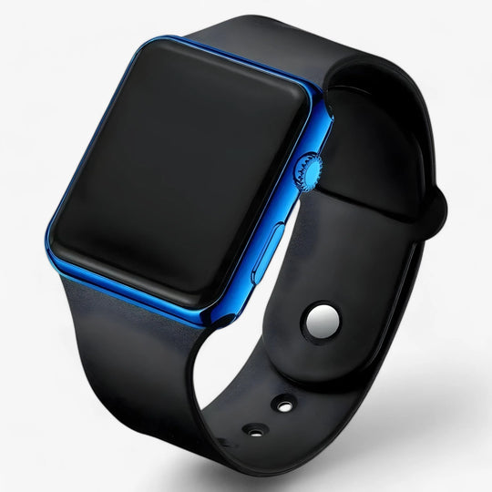 Digitaal LED Horloge met Siliconen Band – Sportief & Waterbestendig