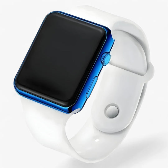 Digitaal LED Horloge met Siliconen Band – Sportief & Waterbestendig