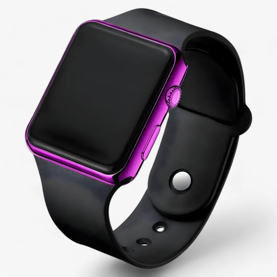 Digitaal LED Horloge met Siliconen Band – Sportief & Waterbestendig