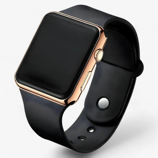 Digitaal LED Horloge met Siliconen Band – Sportief & Waterbestendig