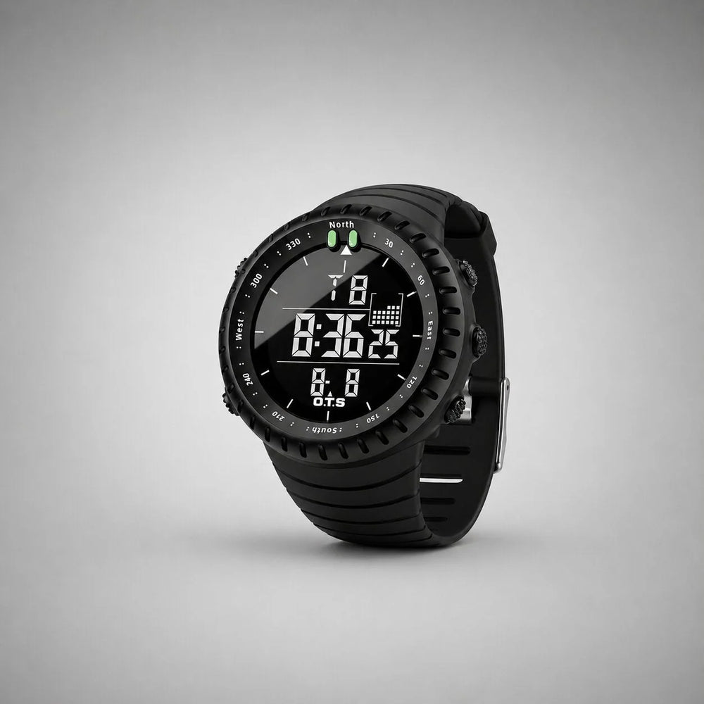 Digitaal Sporthorloge – Waterdicht & Schokbestendig met LED, Alarm en Stopwatch