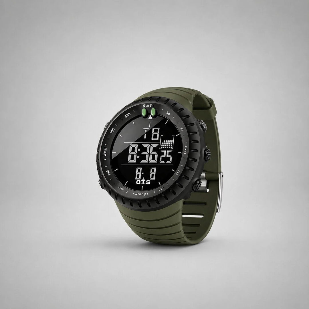 Digitaal Sporthorloge – Waterdicht & Schokbestendig met LED, Alarm en Stopwatch
