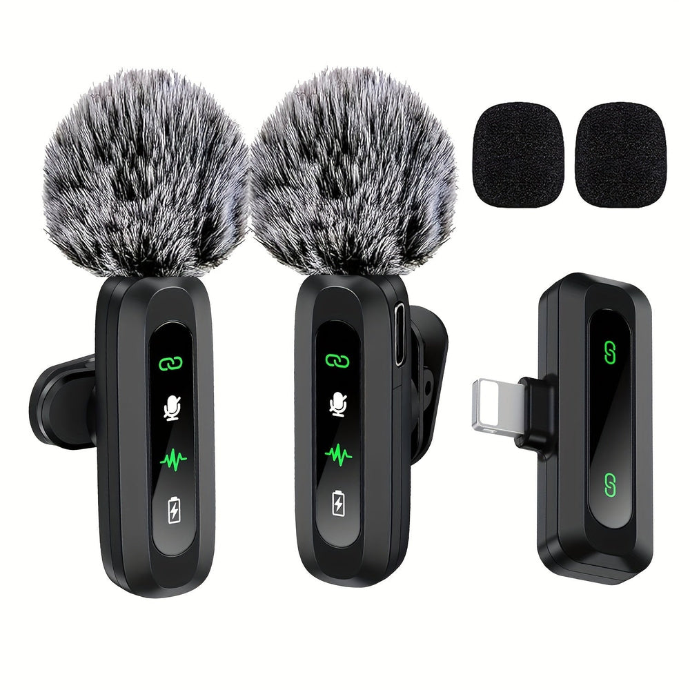 Draadloze Dasspeldmicrofoon met USB-C - Compact voor Podcasts en Vloggen