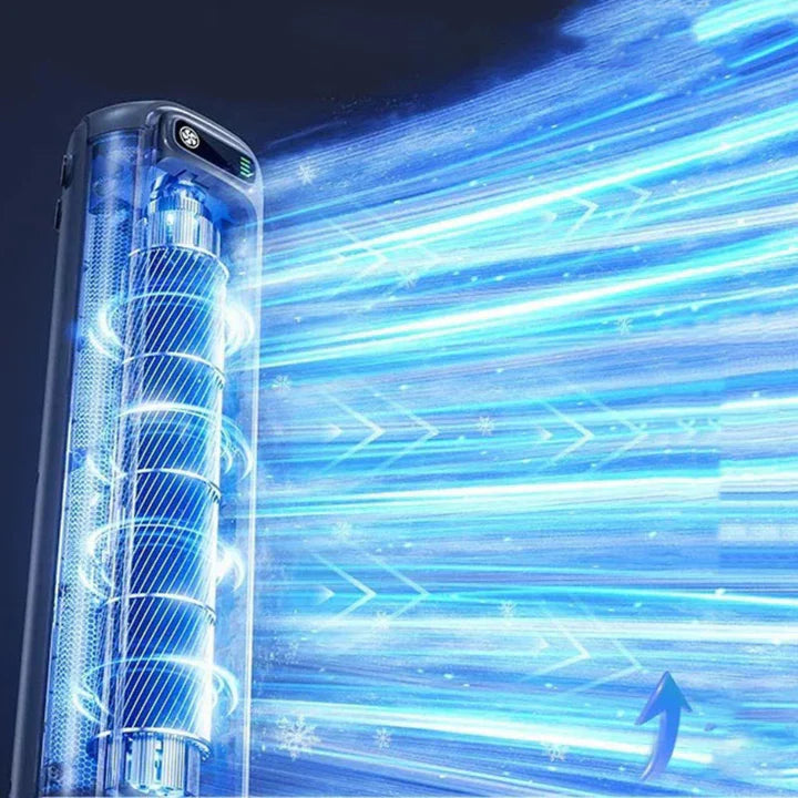 Draadloze Oplaadbare Aircooler - Bladloos Roterend Ventilatie Systeem
