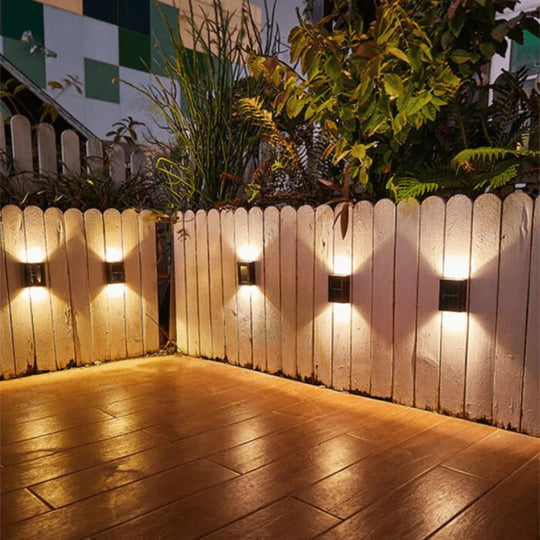 Draadloze Solar Tuinlampen - Warm Wit Licht - Set van 4