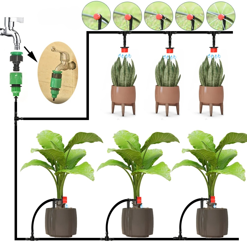 Druppelirrigatiesysteem met Timer – Automatisch Bewateringssysteem