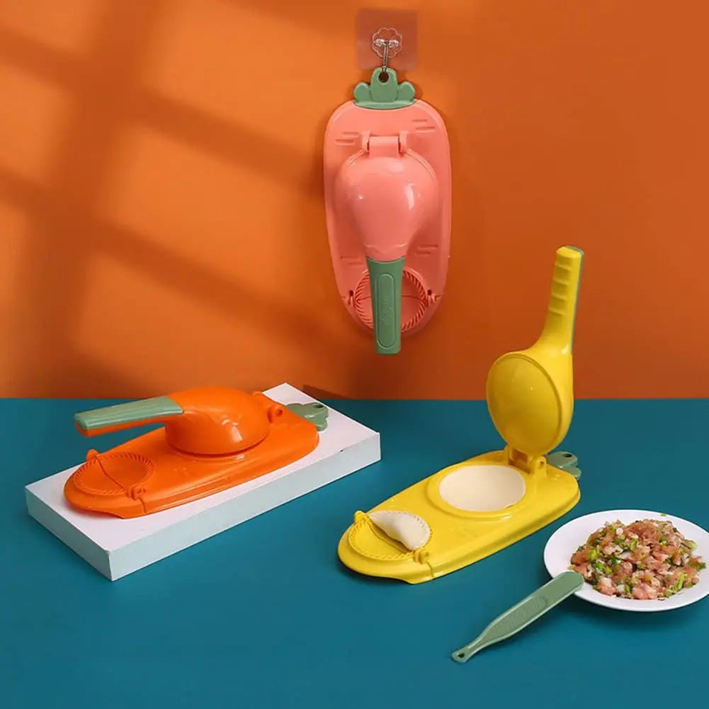 Dumpling Vormer 2-in-1 – Perfecte Deeghapjes
