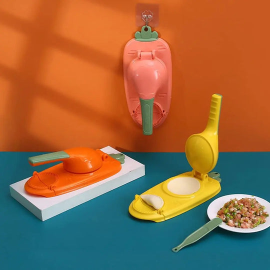 Dumpling Vormer 2-in-1 – Perfecte Deeghapjes