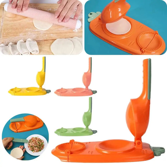 Dumpling Vormer 2-in-1 – Perfecte Deeghapjes