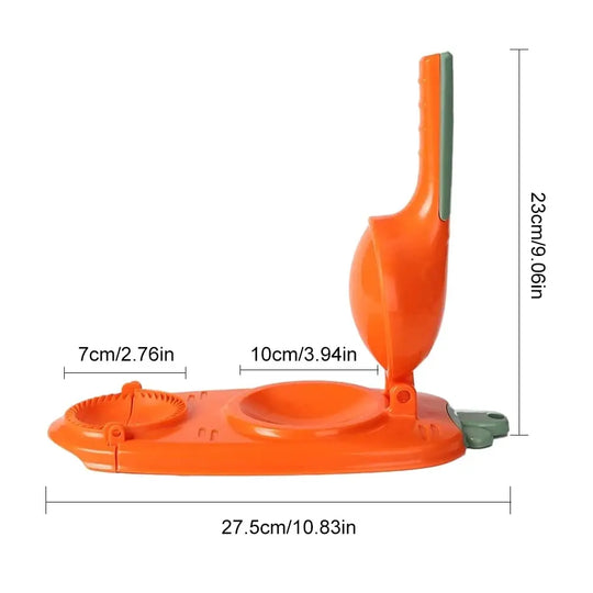 Dumpling Vormer 2-in-1 – Perfecte Deeghapjes