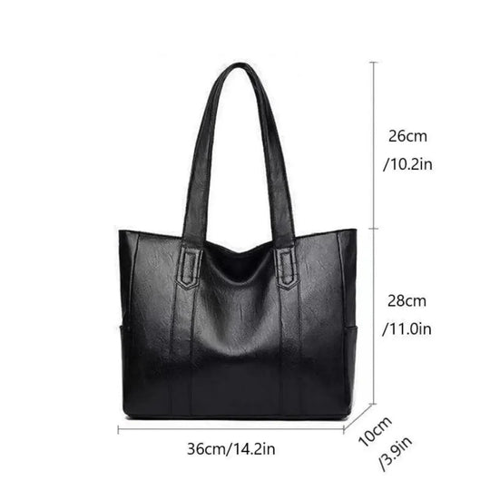 Elegante Leren Schoudertas Retro Dames