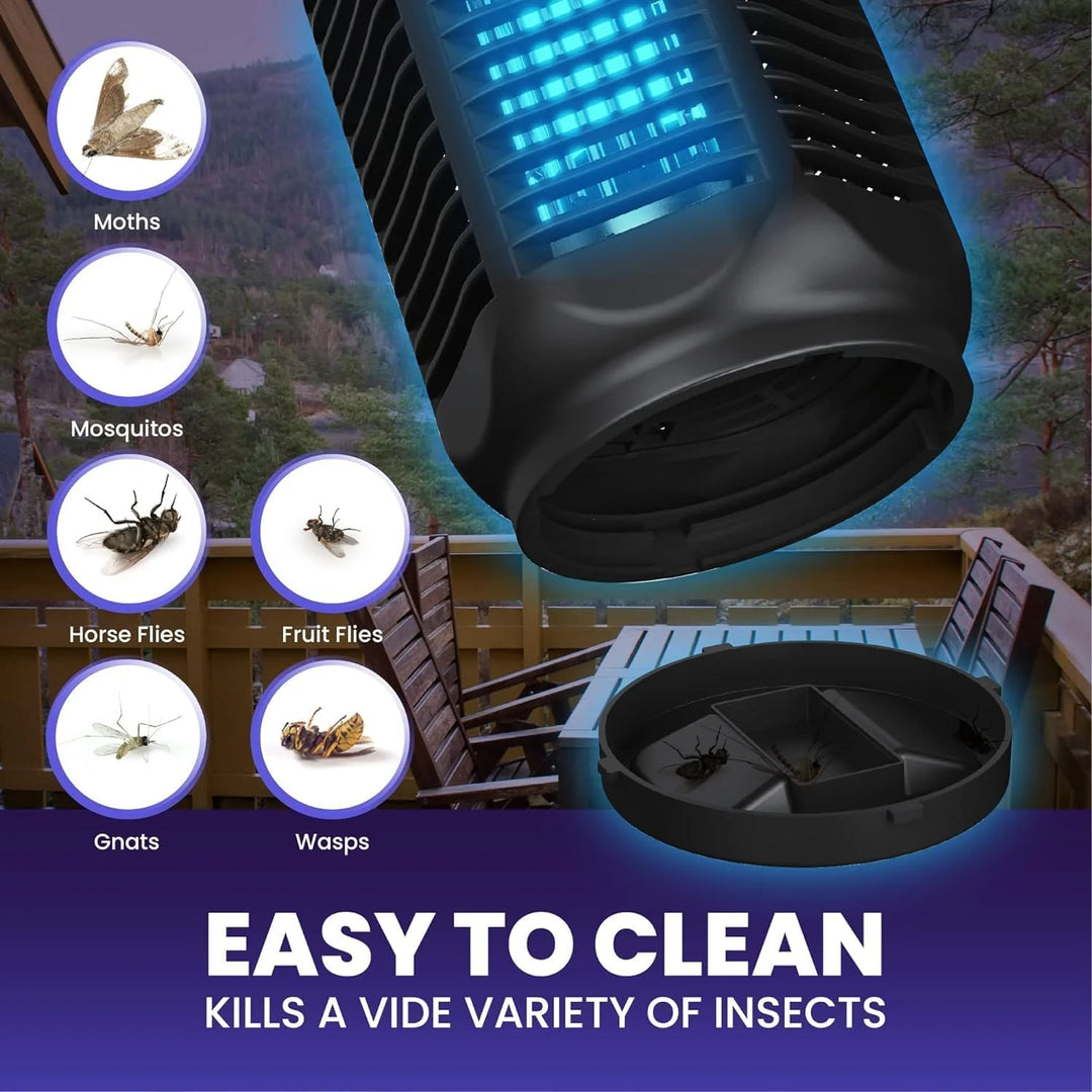 Elektrische Insectenlamp – 20W UV & 4200V Rooster, IPX4 Waterdicht