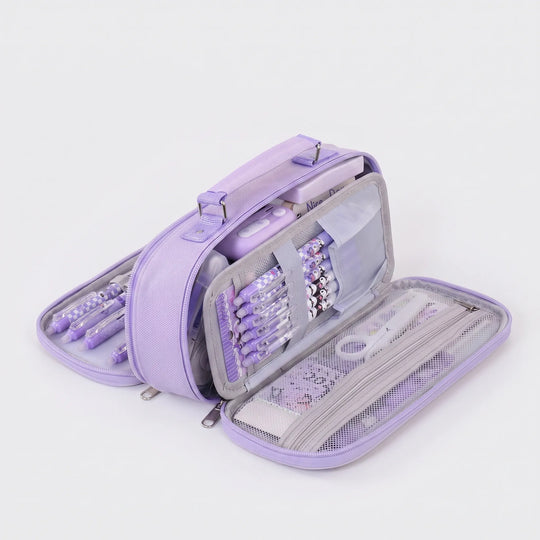 Etui Multifunctioneel met Vakken & Rits – Modulax