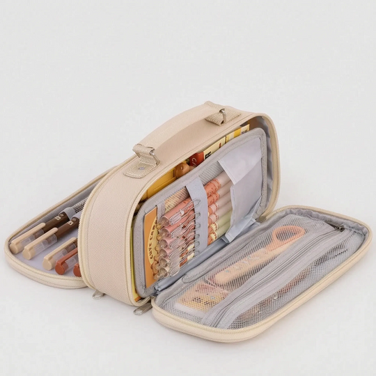 Etui Multifunctioneel met Vakken & Rits – Modulax