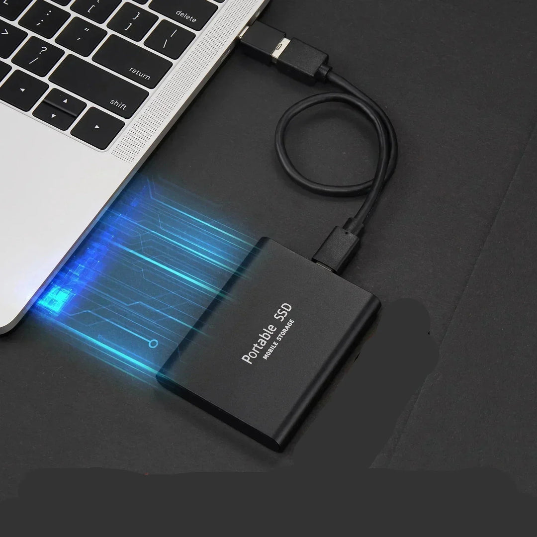 Externe SSD 2TB - Compacte Snelle Schijf met Aluminium Behuizing