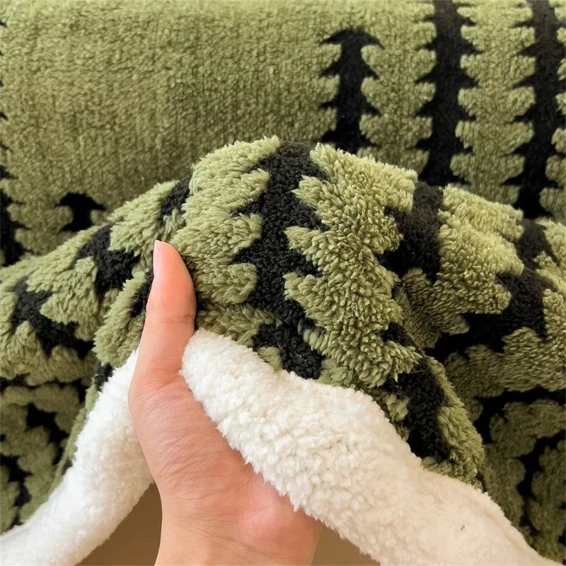 Flanellen Deken met Sherpa Fleece – Dubbelzijdig & Extra Warm