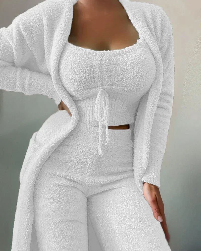 Fleece Pyjamaset Dames Warm