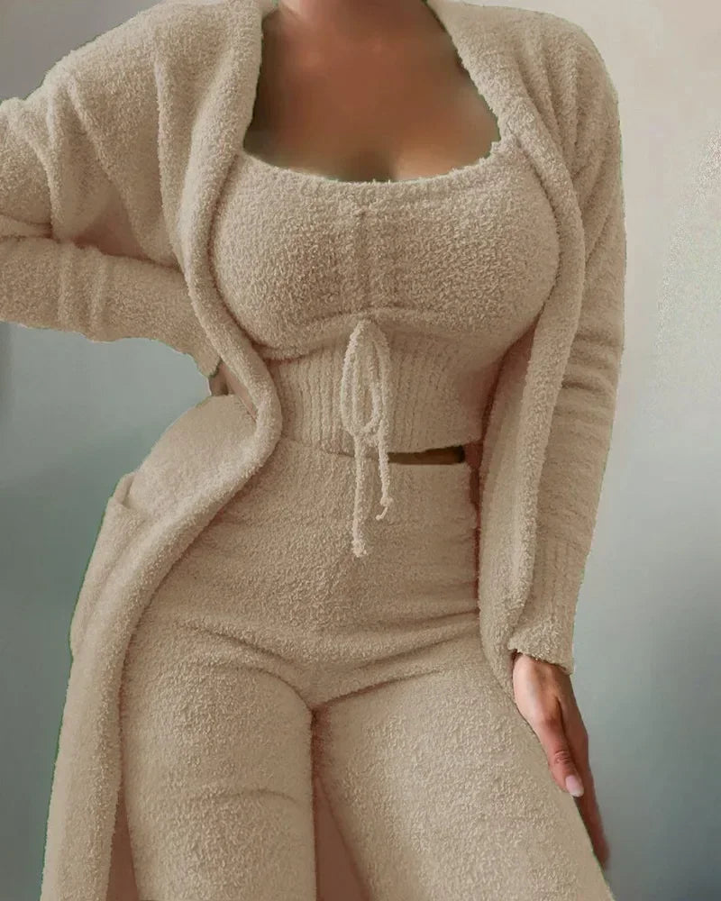 Fleece Pyjamaset Dames Warm