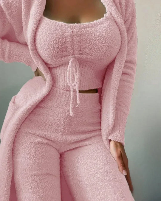 Fleece Pyjamaset Dames Warm