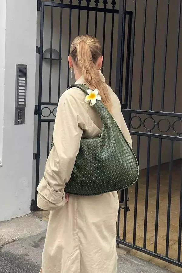 Gevlochten Shopper XL – Ruime Dames Schoudertas