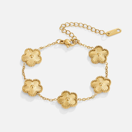 Pulsera de la suerte de oro