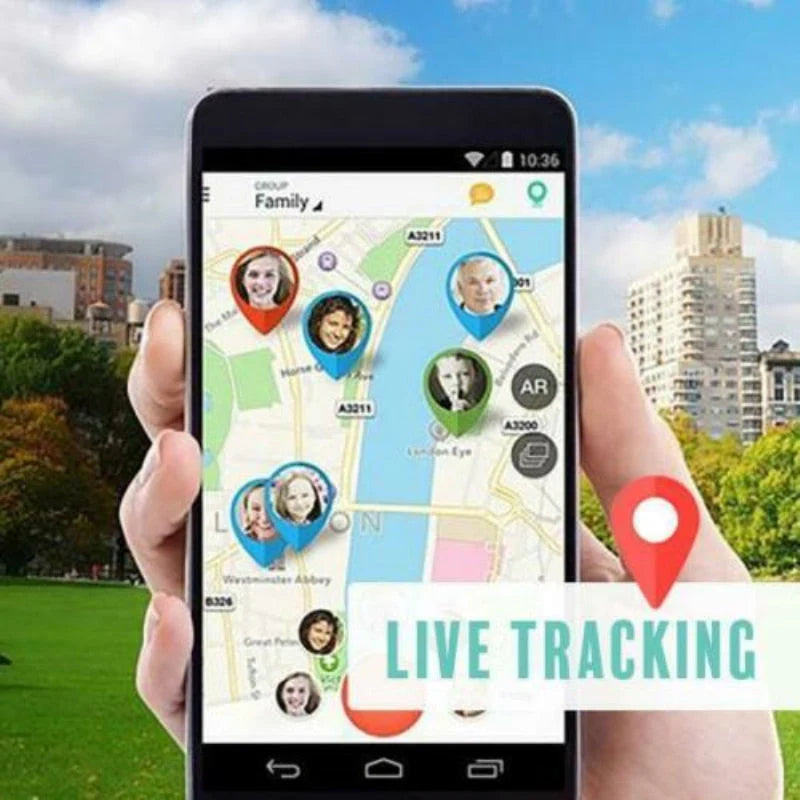 GPS Tracker met Realtime Locatie - SOS-knop en Geofencing Waarschuwingen