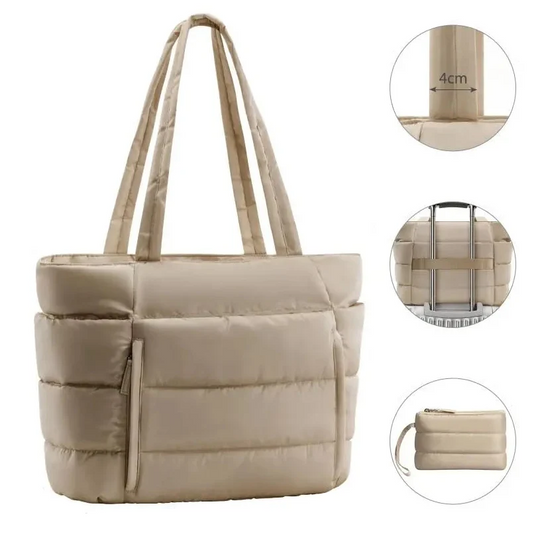 Handtas – Lichtgewicht Puffer Shopper