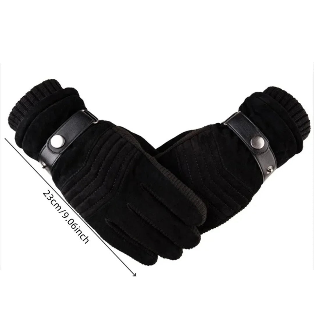 Heren Handschoenen – Gevoerd met Touchscreen Vingertoppen